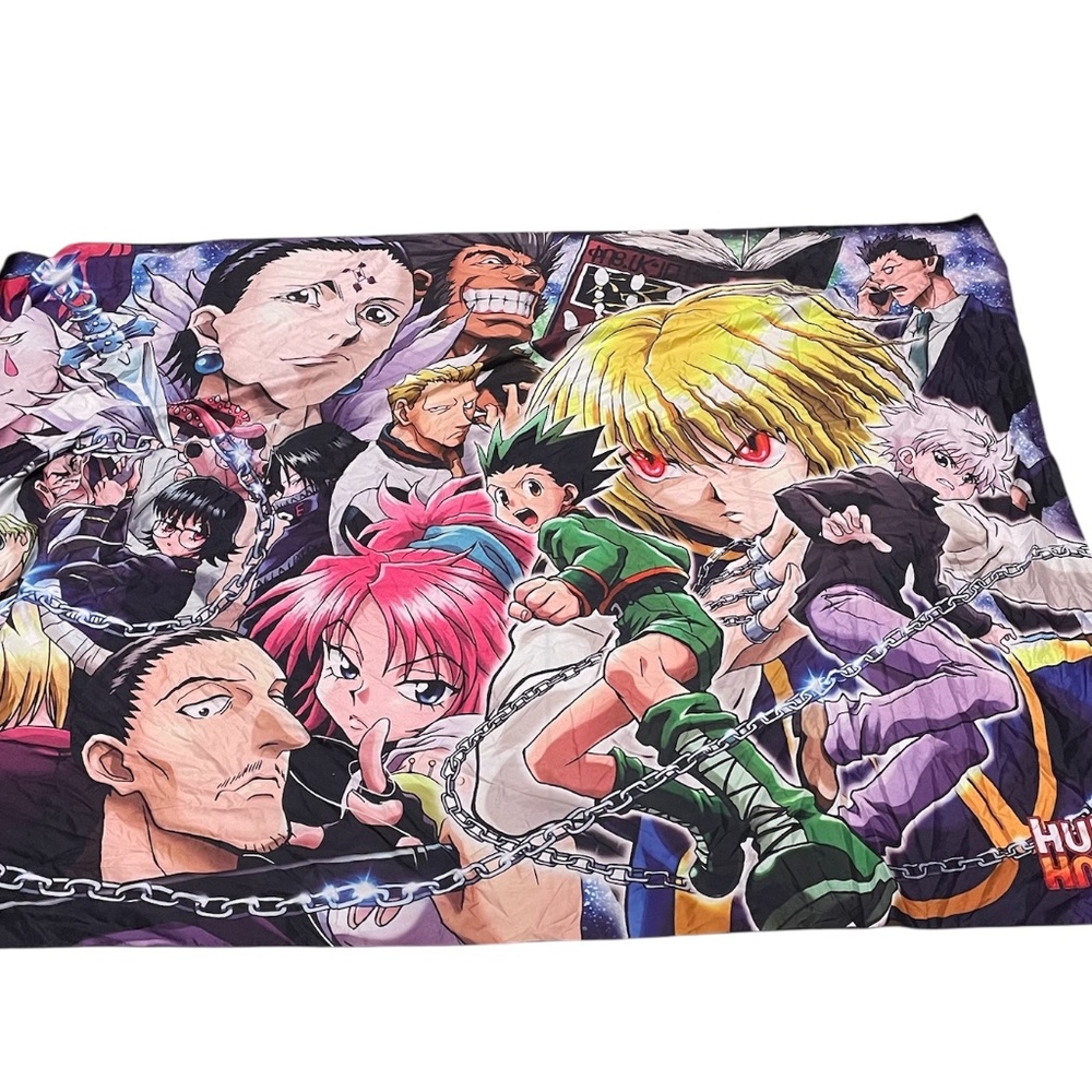 Hunter X Hunter Anime 78 x 56 Wall Tapestry Hanging EUC